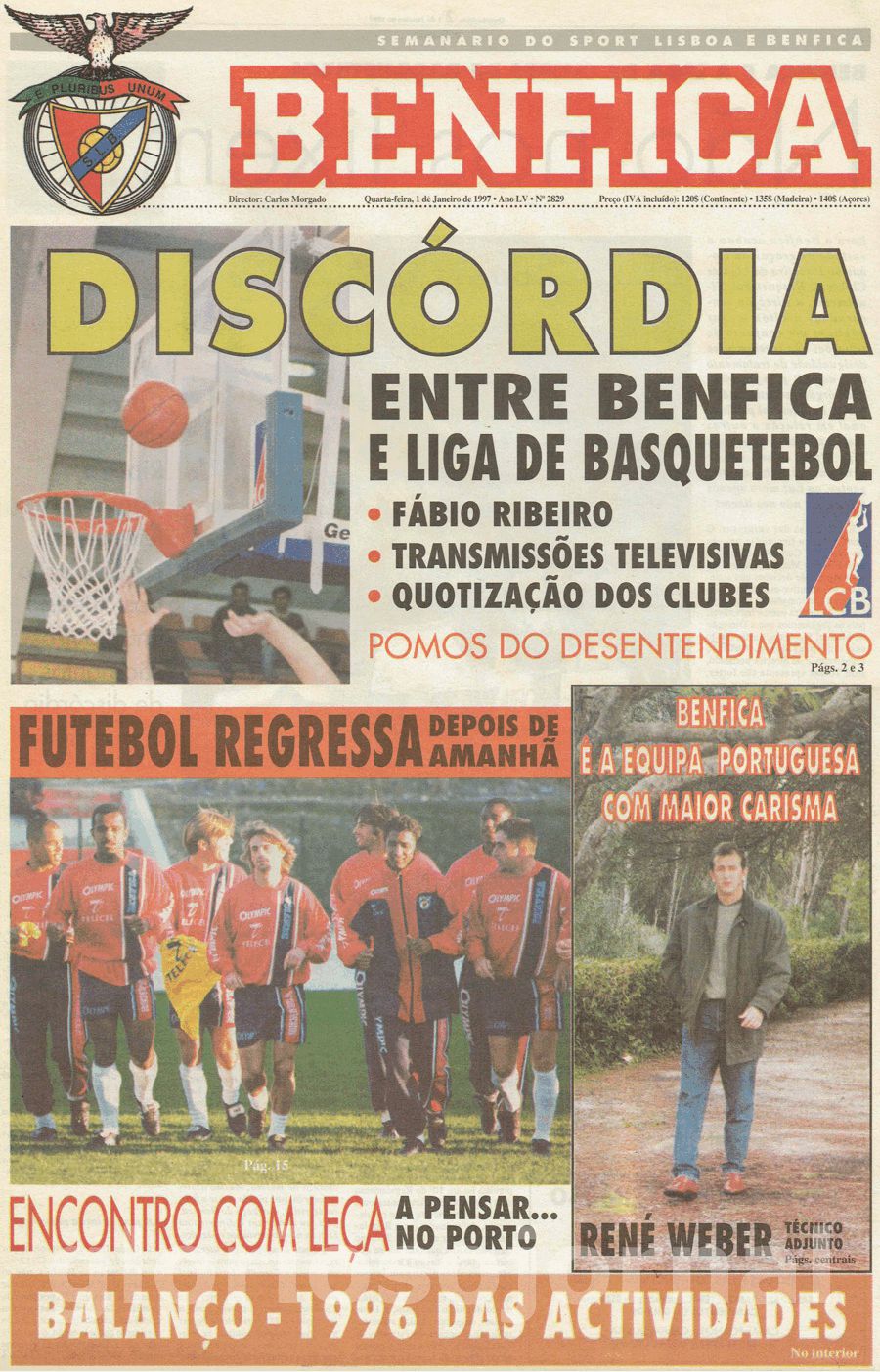 jornal o benfica 2829 1997-01-01